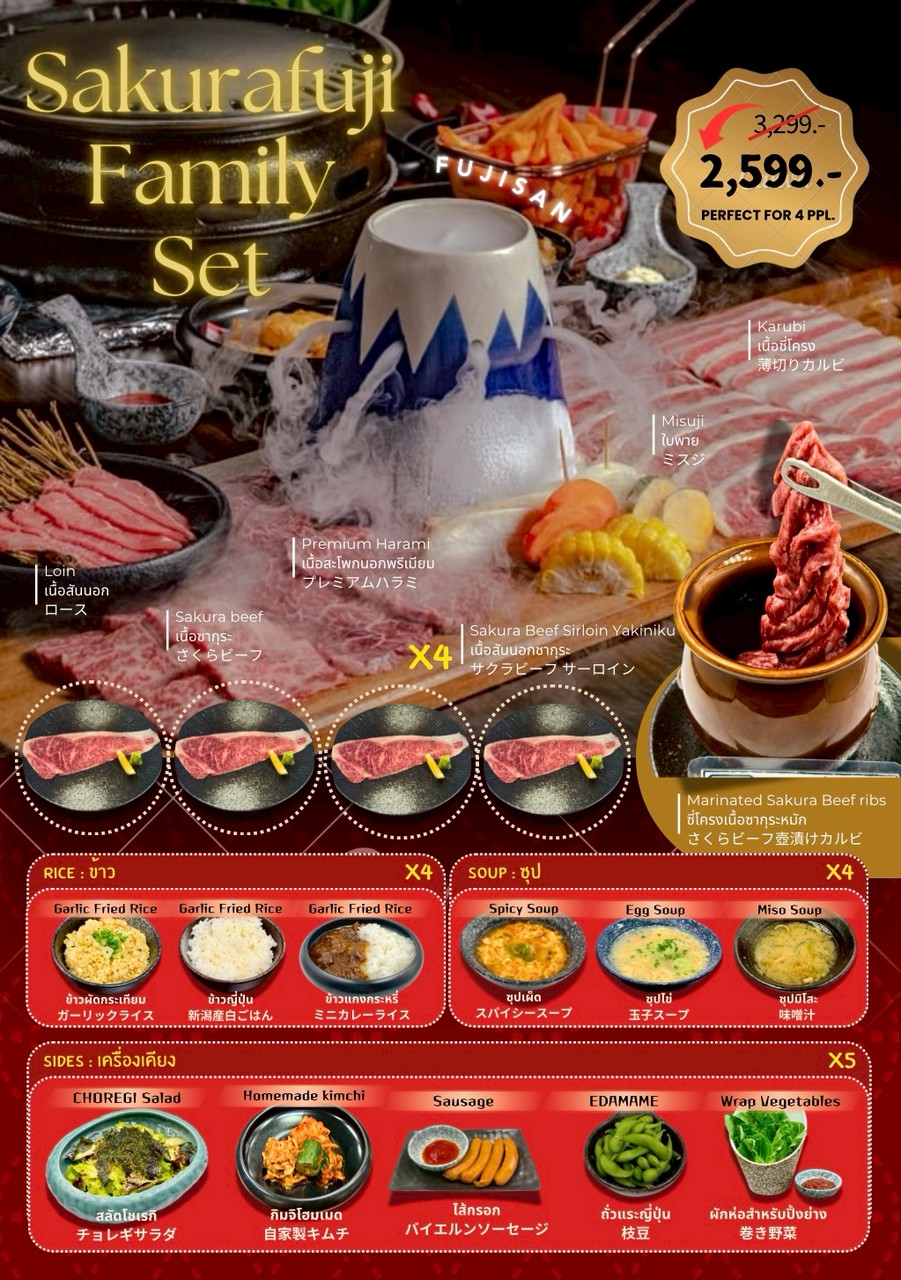 Sakura Fuji Family Set